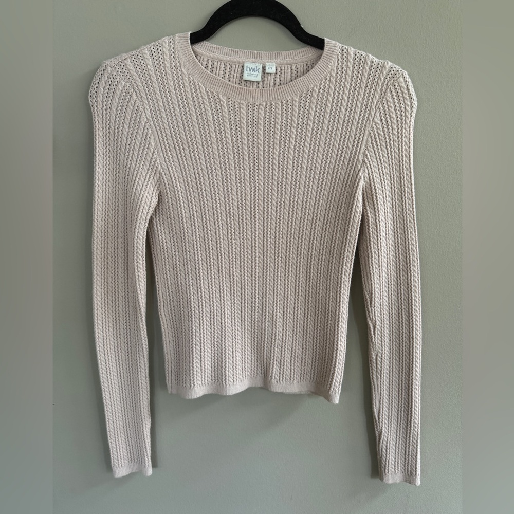 Twink champagne coloured sweater